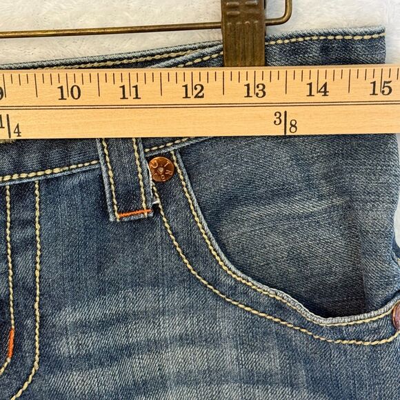 True Religion Vintage Joey Jeans Size 29 Bootcut Thick Stitch Made in USA - Picture 15 of 16